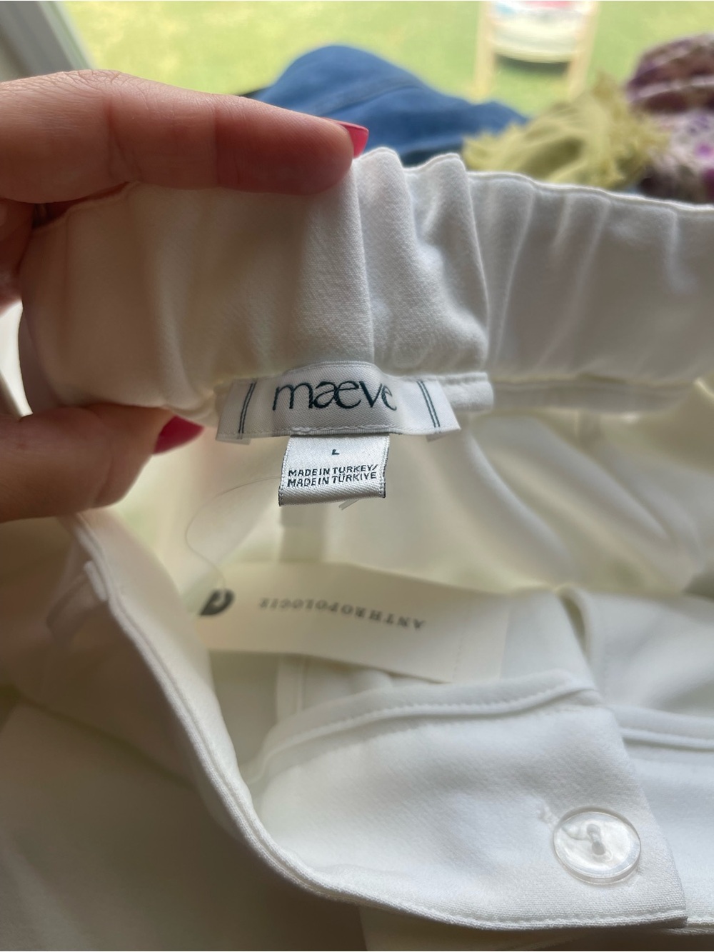 Maeve Avery Knit Track Pants Size Large NWT - Picture 8 of 9